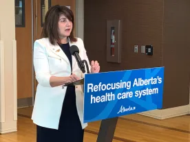 Alberta premier responds to cabinet member’s request to move health minister